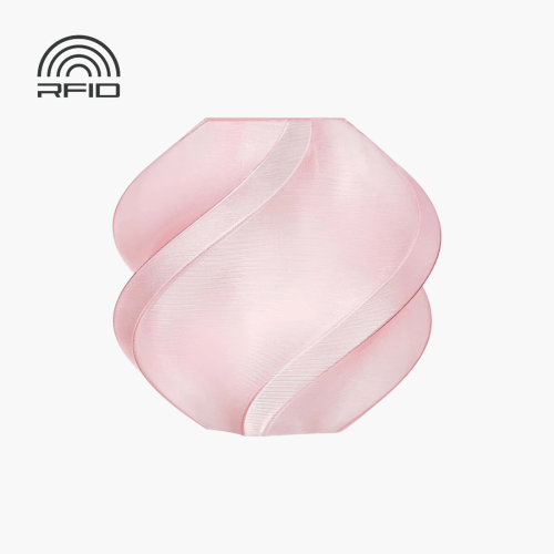 Rollo de filamento de 1 Kg de PETG Translucido Rosado Bambu Lab